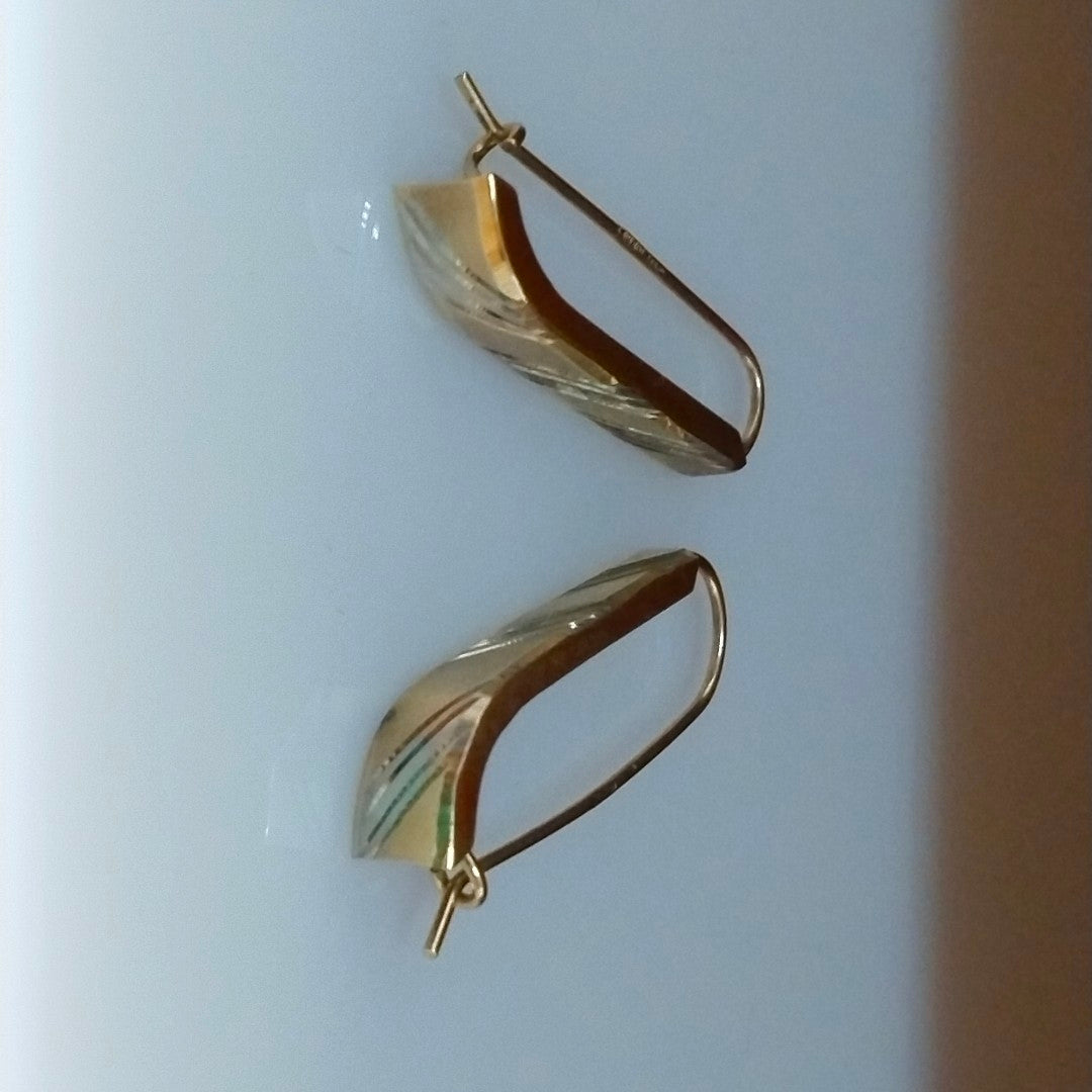 ARETES PAR ORO 10 K 1,20 GRMS (SEMINUEVO)