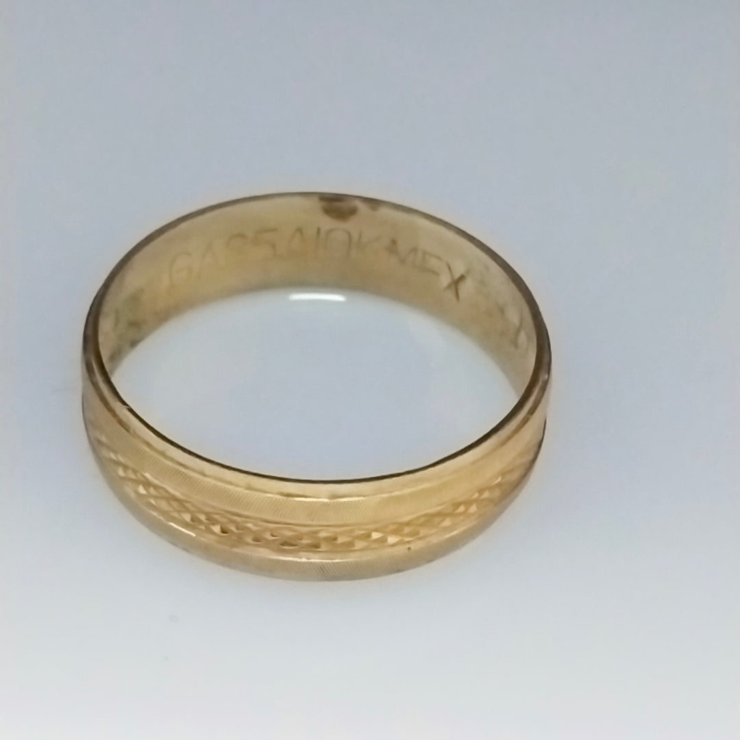 ARGOLLA ORO 10 K 1.4 GRMS (SEMINUEVO)