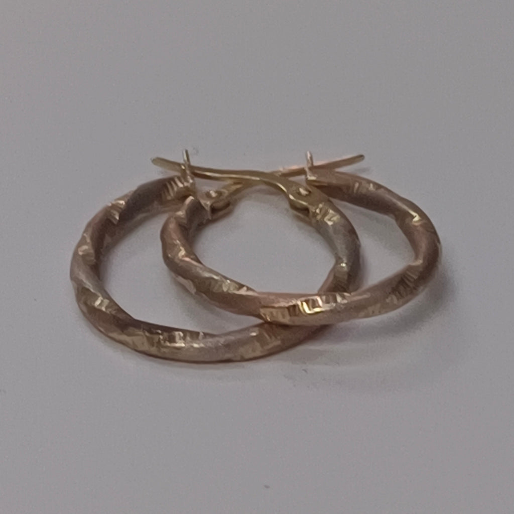 ARRACADAS PAR ORO 14 K 1,20 GRMS (SEMINUEVO)