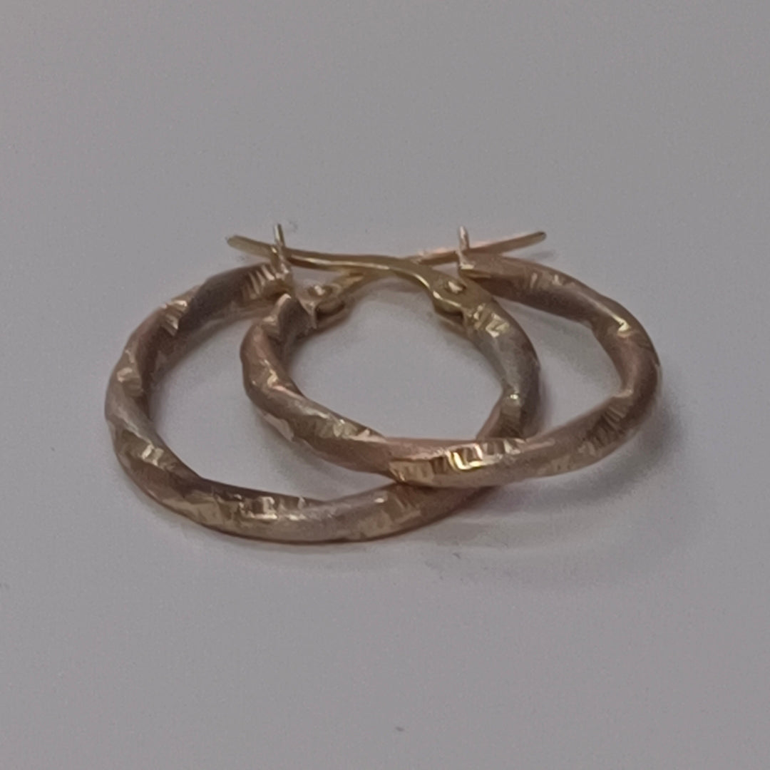 ARRACADAS PAR ORO 14 K 1,20 GRMS (SEMINUEVO)