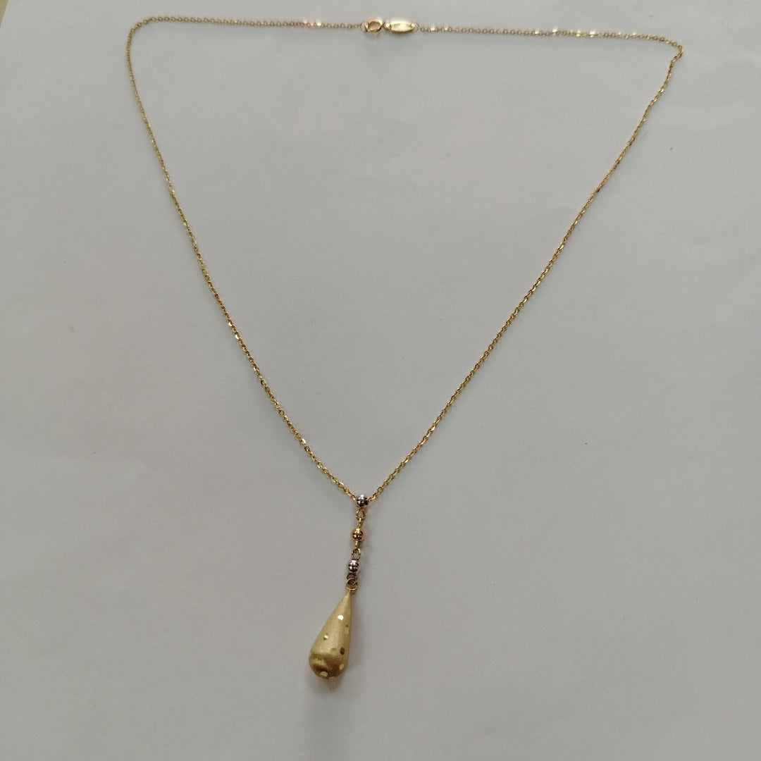 GARGANTILLA ORO 14 K 2.3 GRMS (SEMINUEVO)