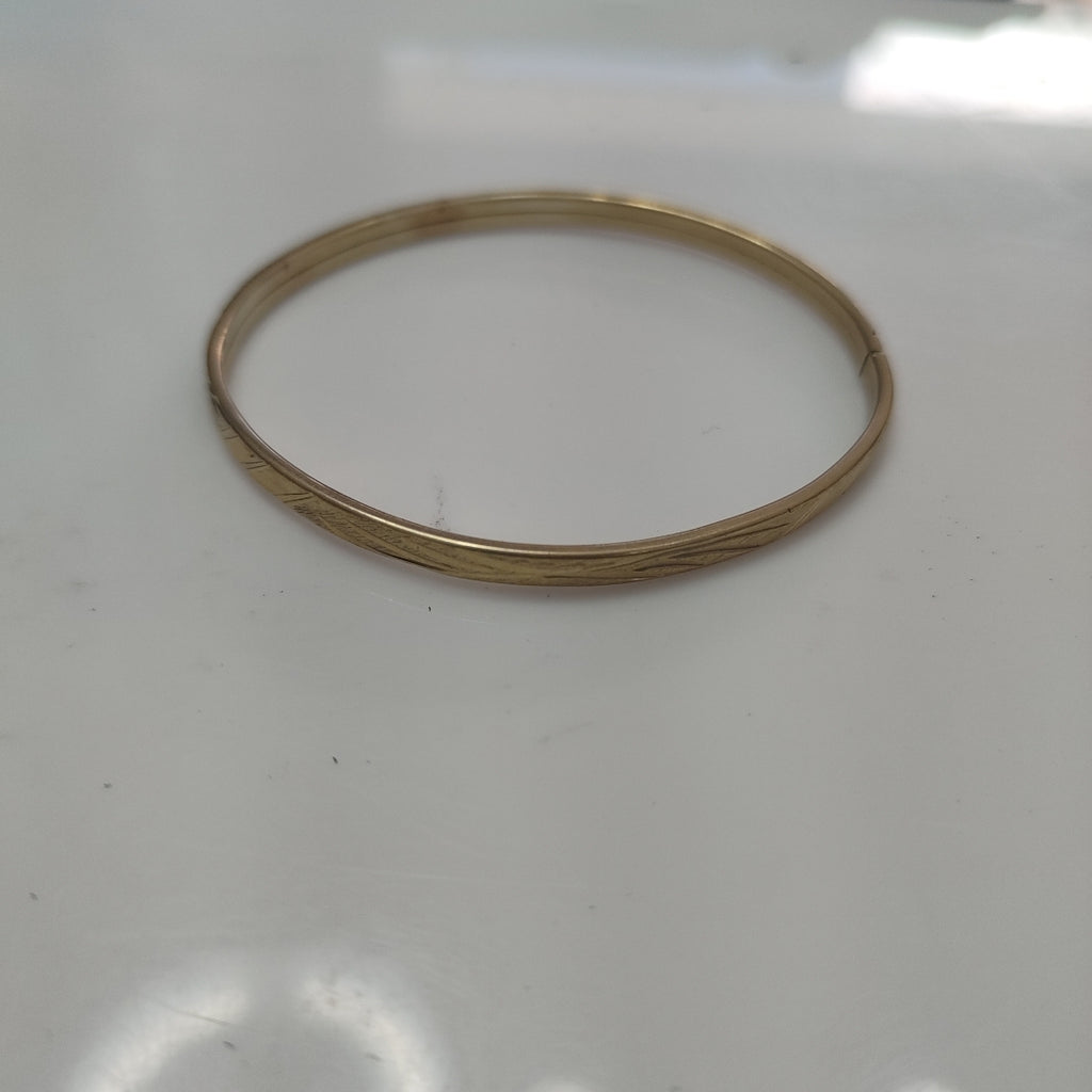 PULSERA RIGIDA ORO 10 K 4.3 GRMS (SEMINUEVO)
