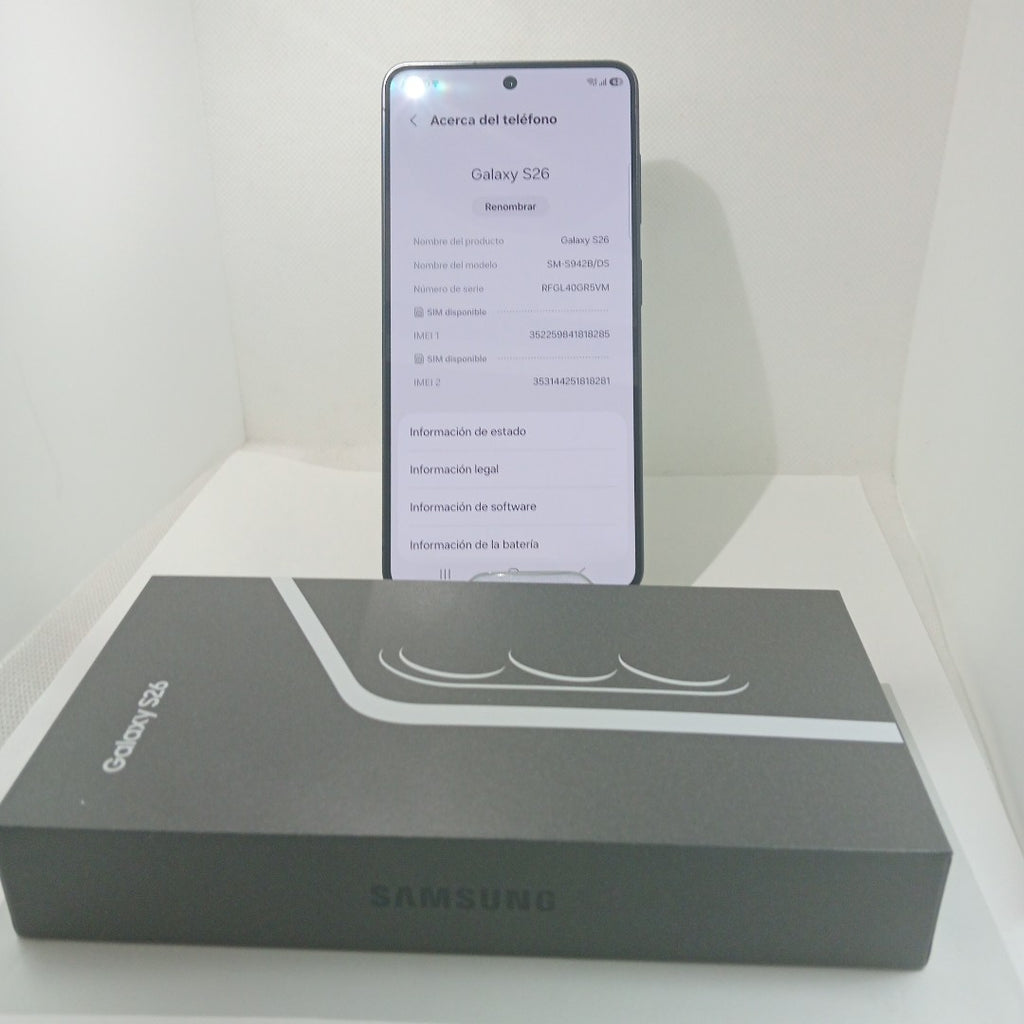 CELULAR SAMSUNG GALAXY S26 SM-S942B (2026) 256 GB 12 GB RAM (SEMINUEVO)