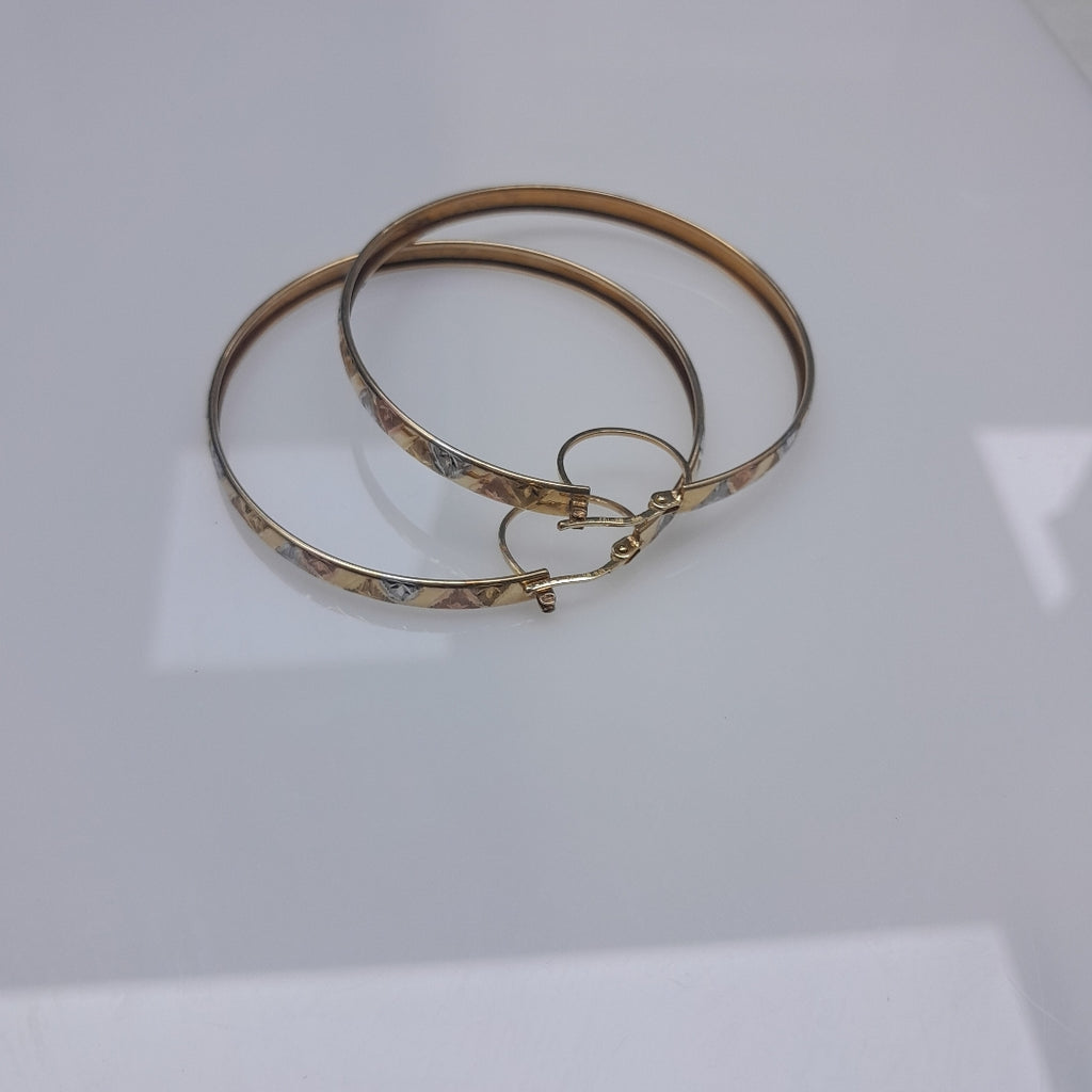 ARRACADAS PAR ORO 10 K 4,60 GRMS (SEMINUEVO)