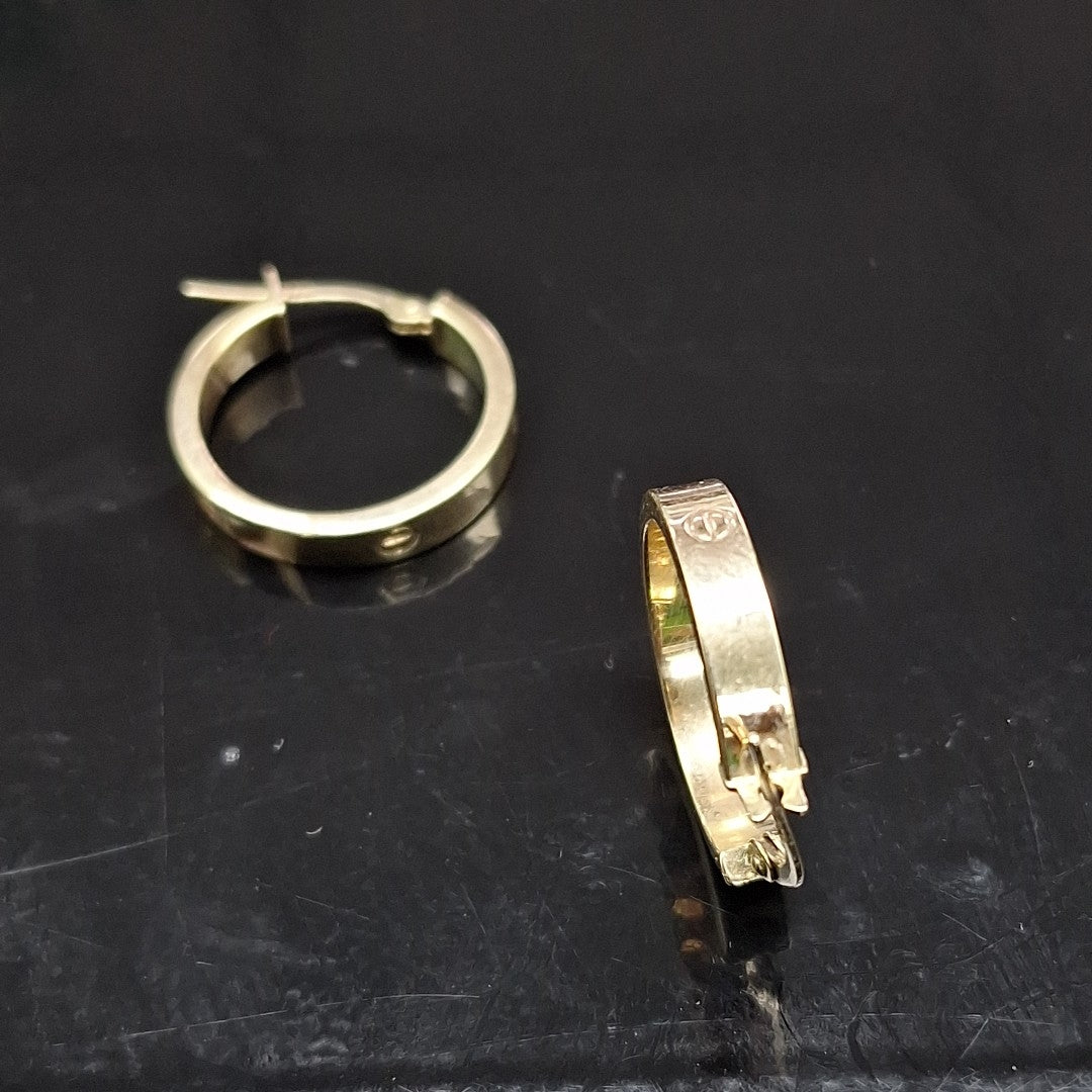 ARETES PAR ORO 8 K 3.3 GRMS (SEMINUEVO)