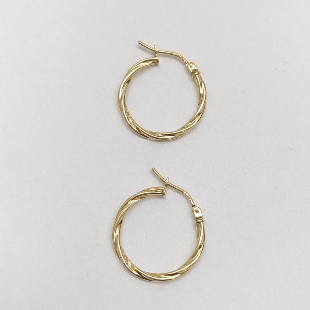 ARRACADAS PAR ORO 14 K 0.8 GRMS (SEMINUEVO)