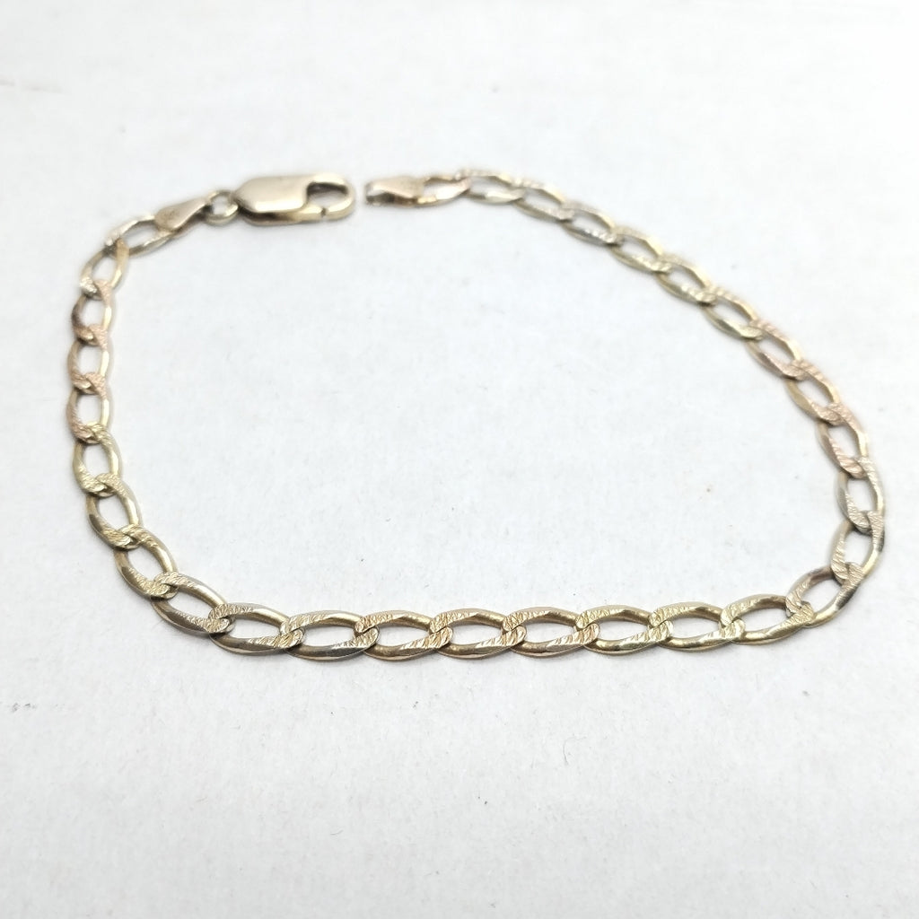 PULSERA ORO, ORO COMBINADO 14 K 6.3 GRMS (SEMINUEVO)