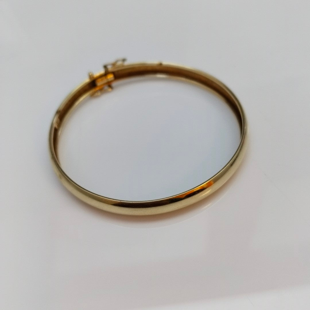 PULSERA RIGIDA ORO 14 K 10.7 GRMS (SEMINUEVO)