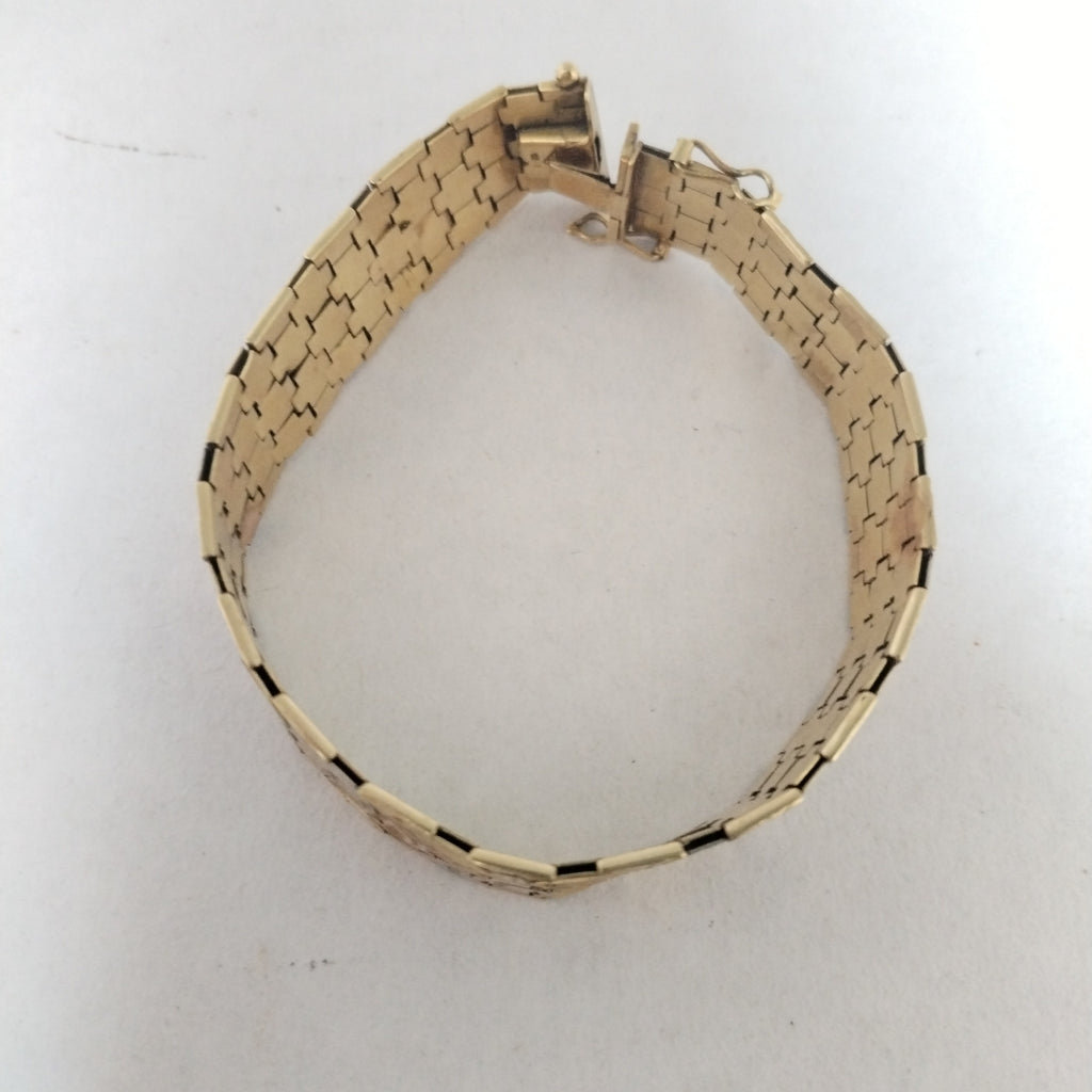 PULSERA ORO COMBINADO 18 K 32,50 GRMS (SEMINUEVO)