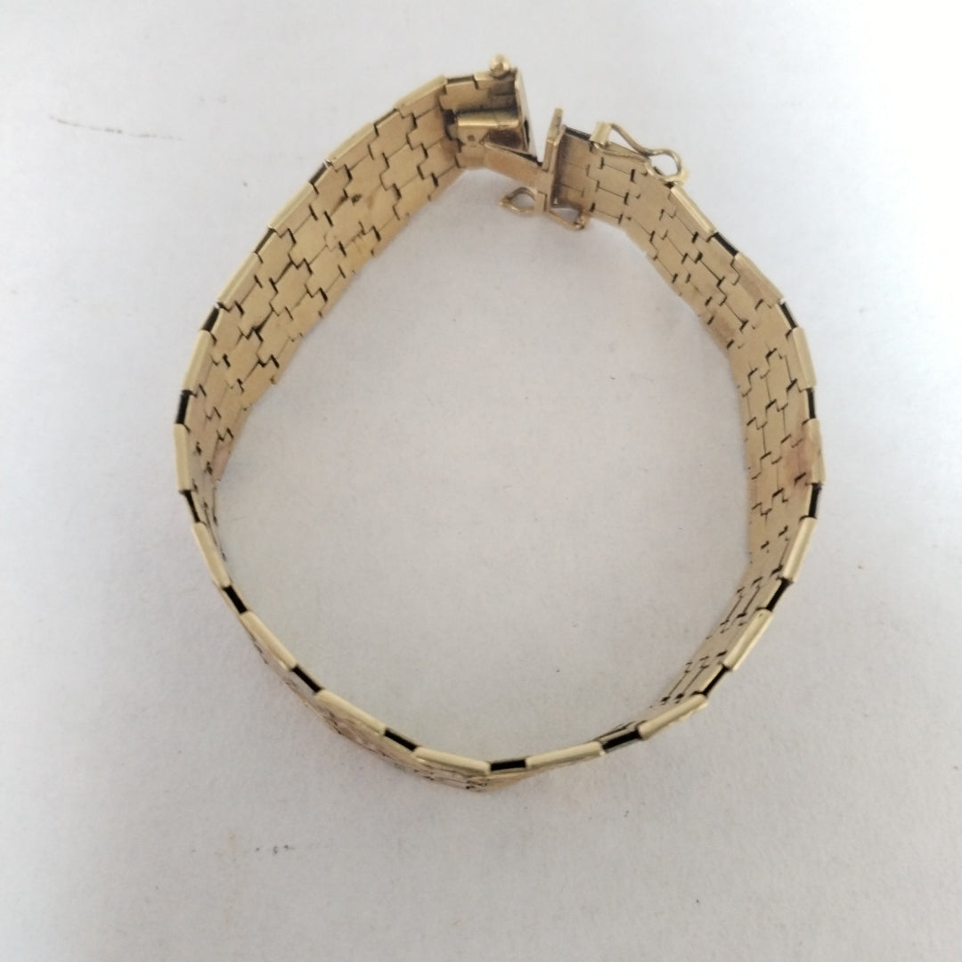 PULSERA ORO COMBINADO 18 K 32,50 GRMS (SEMINUEVO)