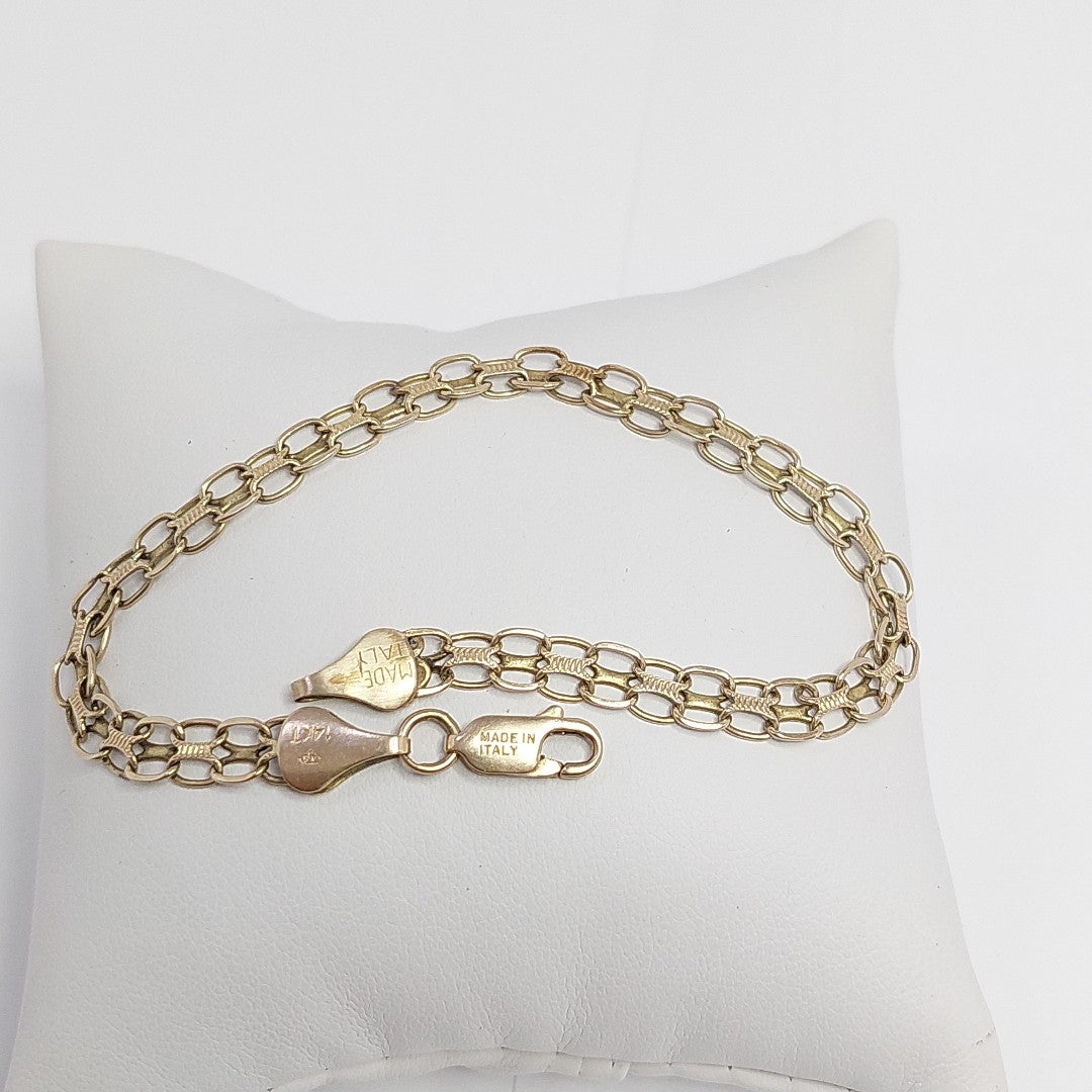 PULSERA ORO 14 K 4.6 GRMS (SEMINUEVO)