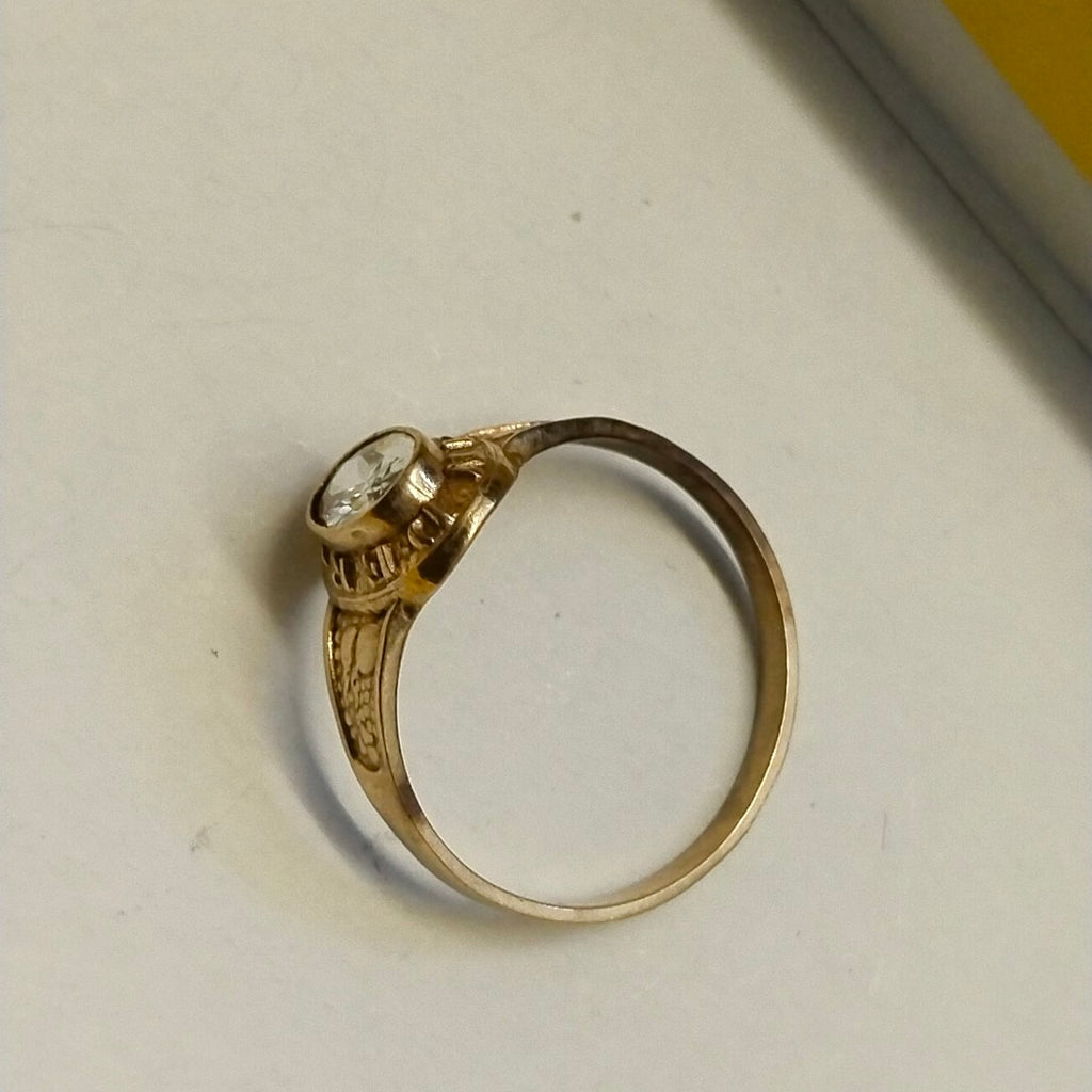 ANILLO ORO 10 K 1.4 GRMS (SEMINUEVO)
