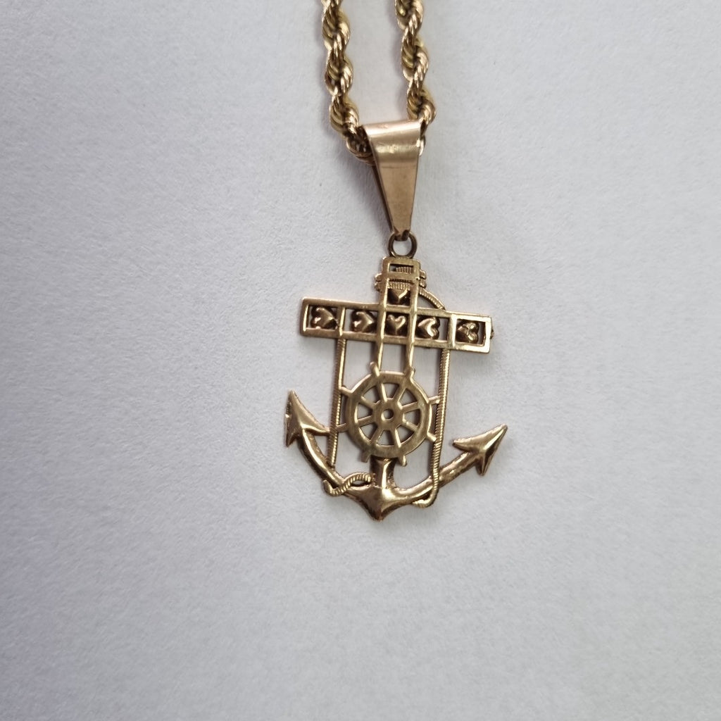 CADENA, DIJE ORO 10 K 4.4 GRMS (SEMINUEVO)