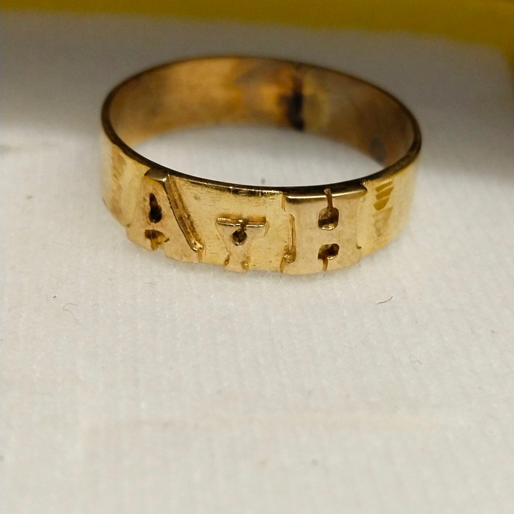 ANILLO ORO 8 K 1.5 GRMS (SEMINUEVO)