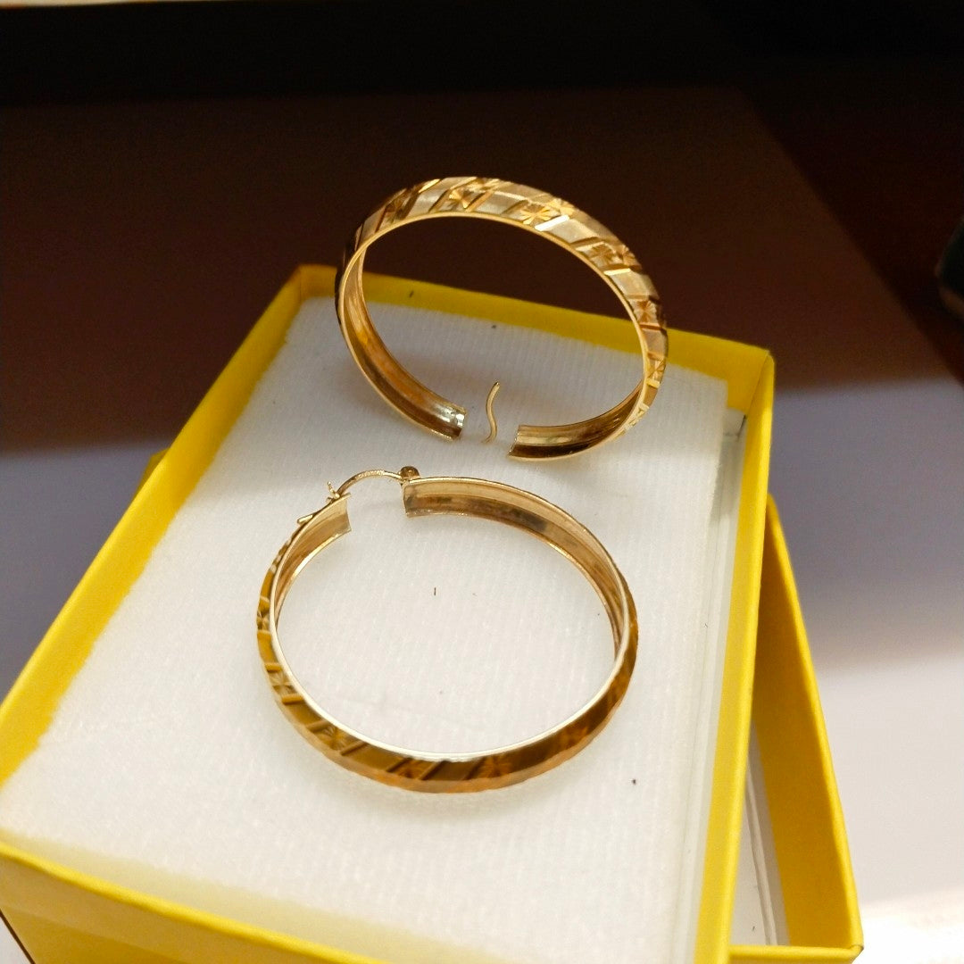 ARRACADAS PAR ORO 10 K 4,90 GRMS (SEMINUEVO)