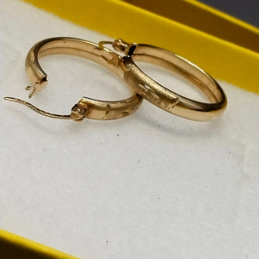 ARRACADAS PAR ORO 10 K 1.9 GRMS (SEMINUEVO)