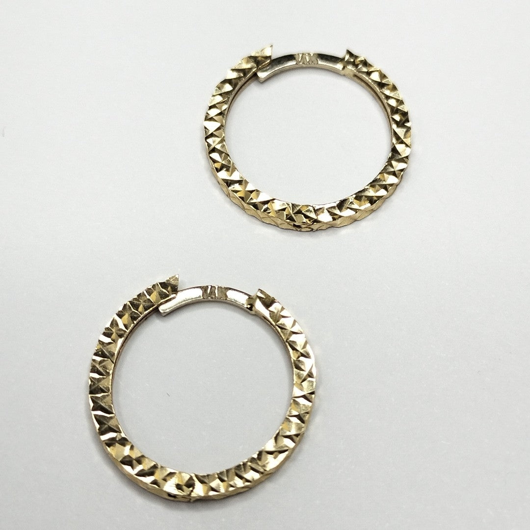 ARRACADAS PAR ORO 14 K 2.3 GRMS (SEMINUEVO)