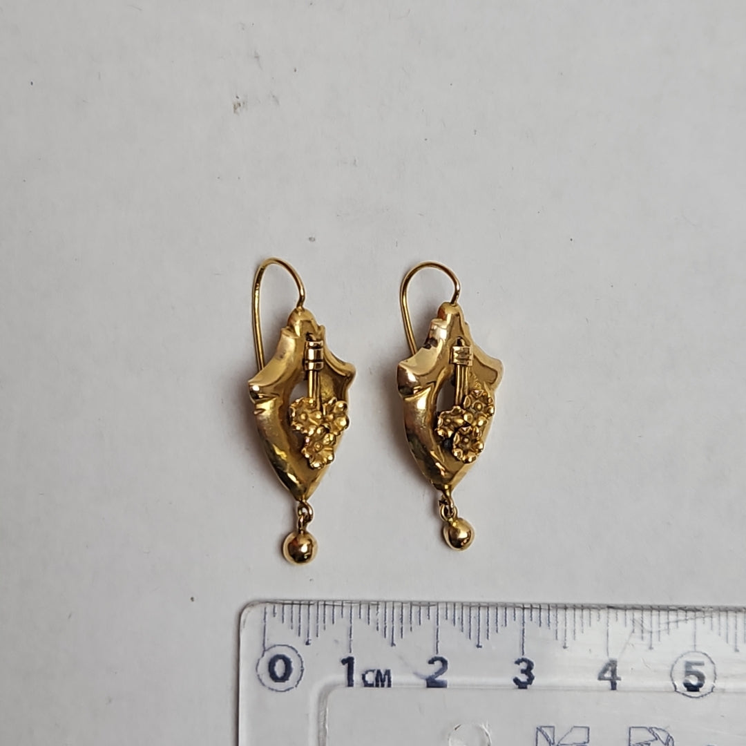 ARETES PAR ORO 16K 3 GRMS (SEMINUEVO)