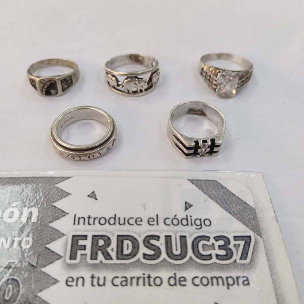 ANILLITO, ARETES PAR, ARRACADAS PAR, BRAZALETE, CADENA, DIJE PLATA 72.6 GRMS (SEMINUEVO)