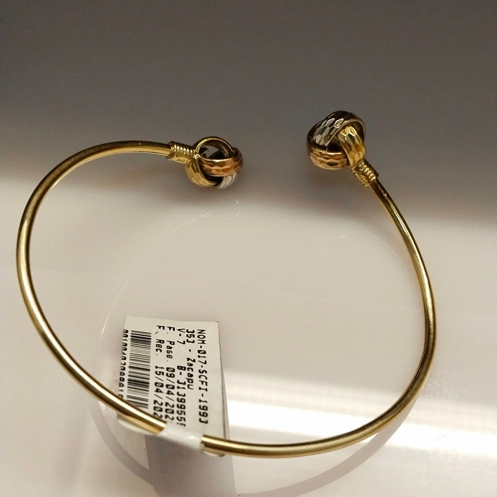 PULSERA RIGIDA ORO 10 K 4.1 GRMS (SEMINUEVO)