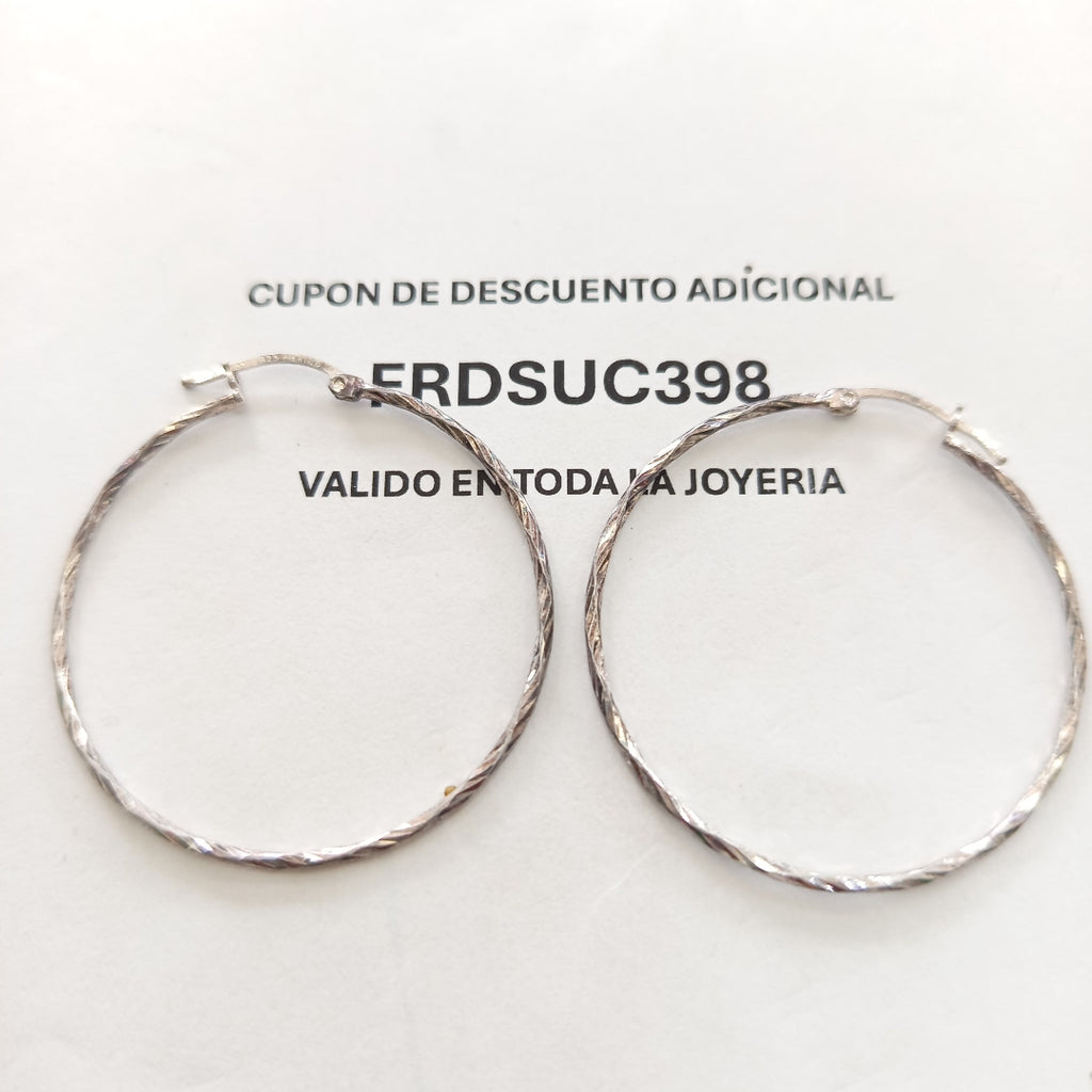 ARRACADAS PAR PLATA 2.5 GRMS (SEMINUEVO)