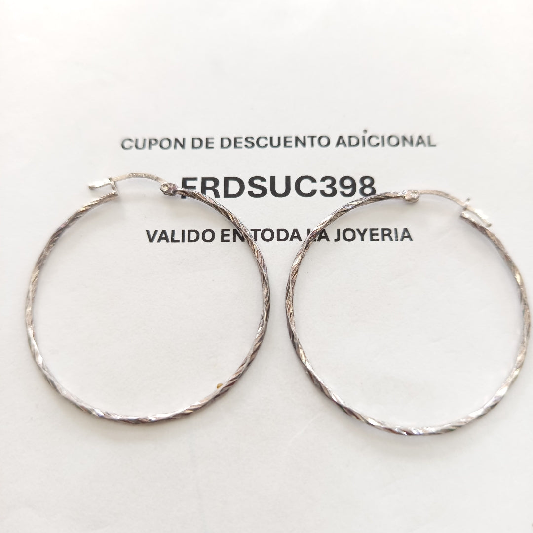 ARRACADAS PAR PLATA 2.5 GRMS (SEMINUEVO)