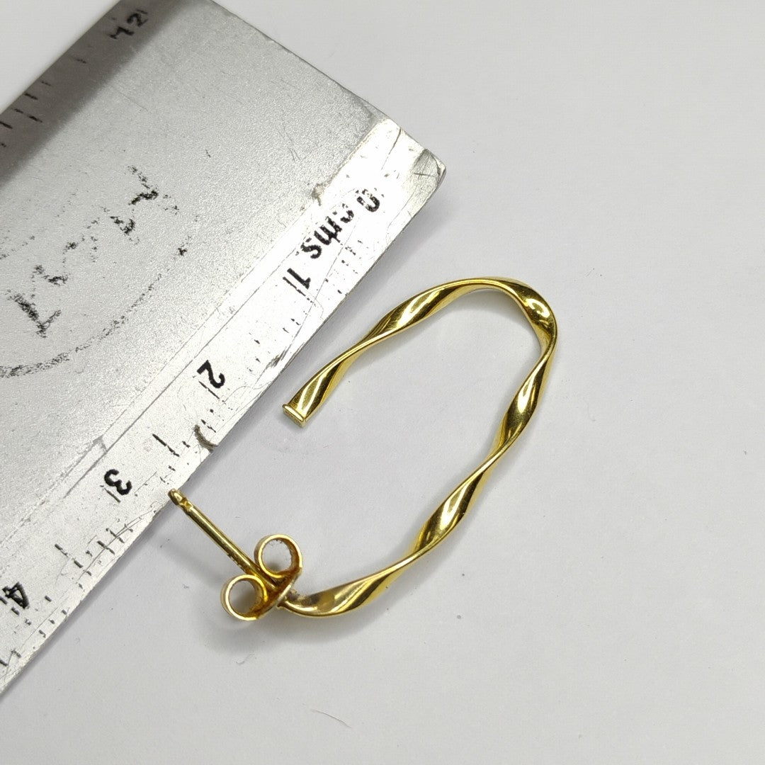 BROQUELES PAR ORO 14 K 1,30 GRMS (SEMINUEVO)