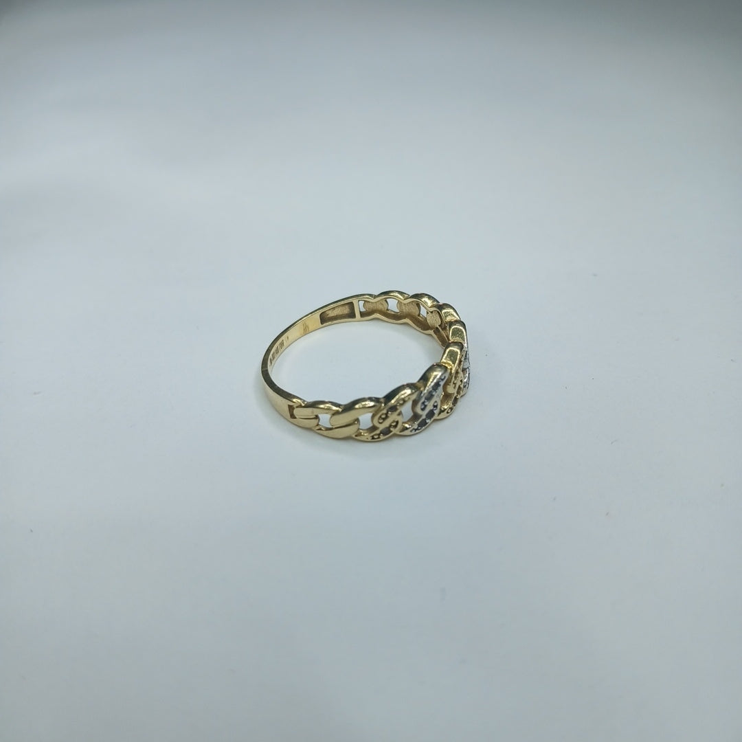 ANILLITO ORO, RODIADO 14 K 2 GRMS (SEMINUEVO)