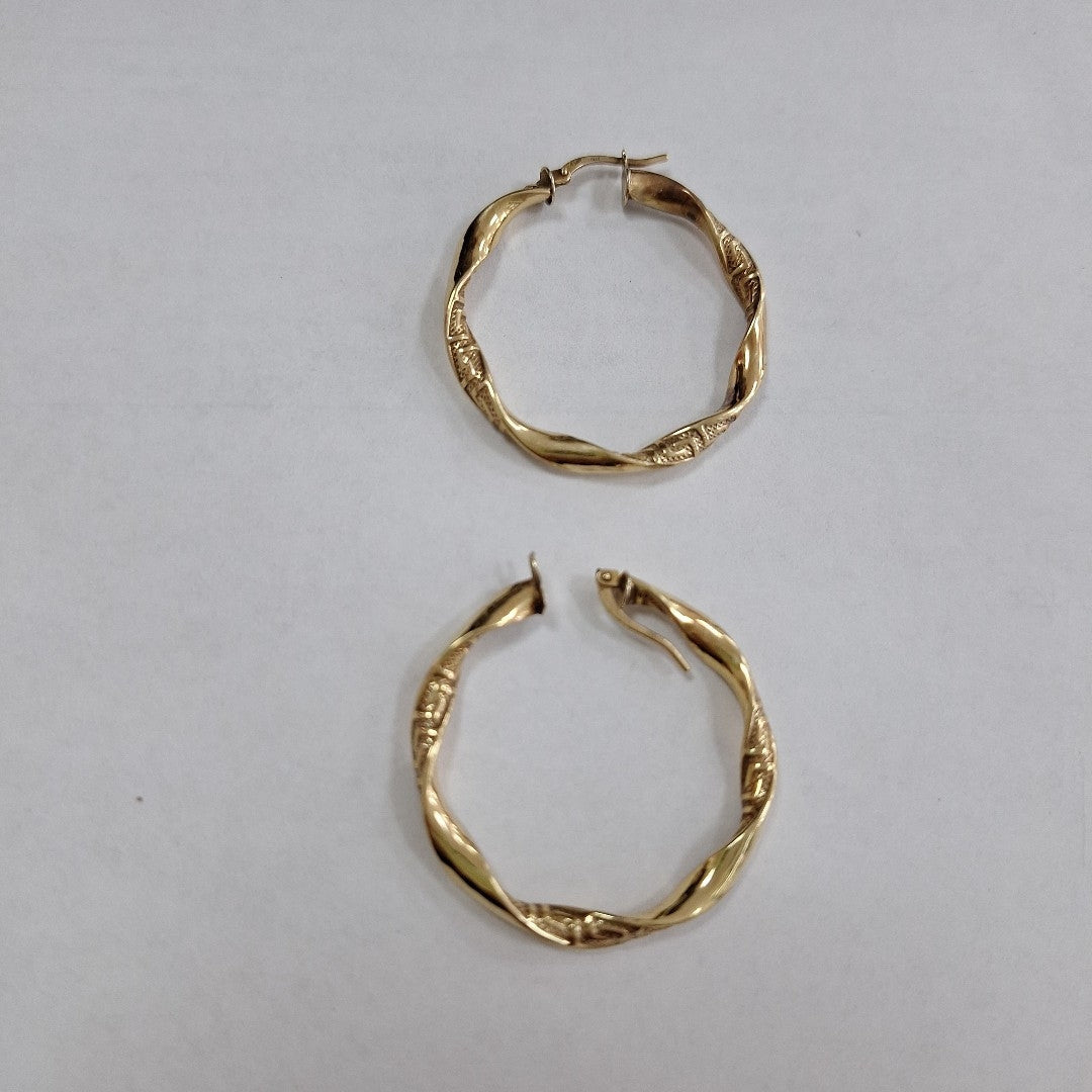 ARRACADAS PAR ORO 10 K 3.4 GRMS (SEMINUEVO)