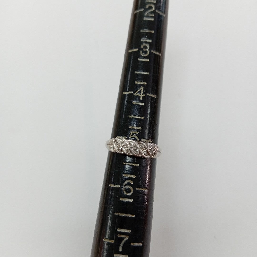 ANILLITO ORO BLANCO 14 K 2 GRMS (SEMINUEVO)