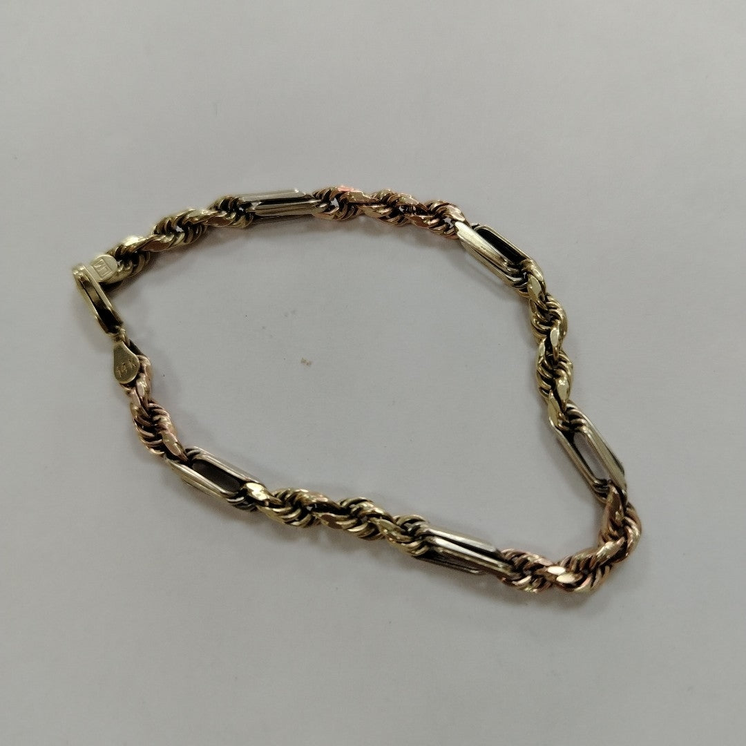 PULSERA ORO, ORO COMBINADO 14 K 6 GRMS (SEMINUEVO)