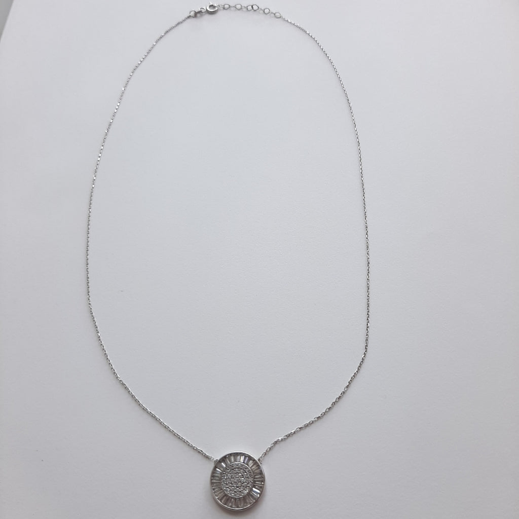 GARGANTILLA ORO BLANCO 14 K 3,00 GRMS (SEMINUEVO)