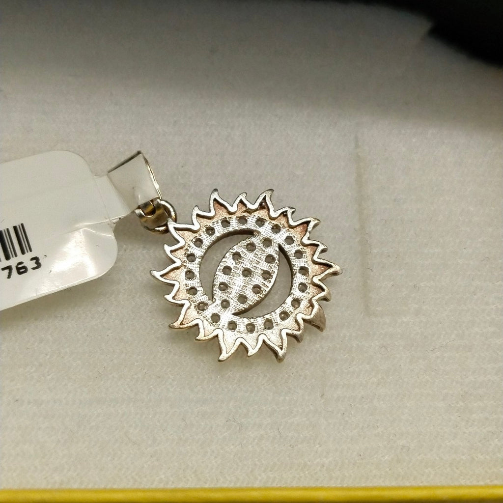 DIJE OJO MAGICO CON CIRCONIAS PLATA .925 2 GR (NUEVO)