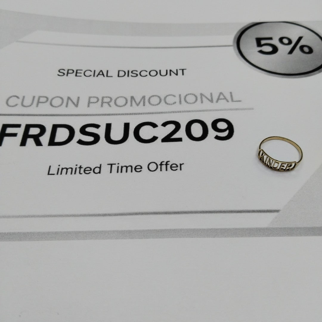 ANILLO DE GRADUACIÓN ORO 10 K 0.6 GRMS (SEMINUEVO)