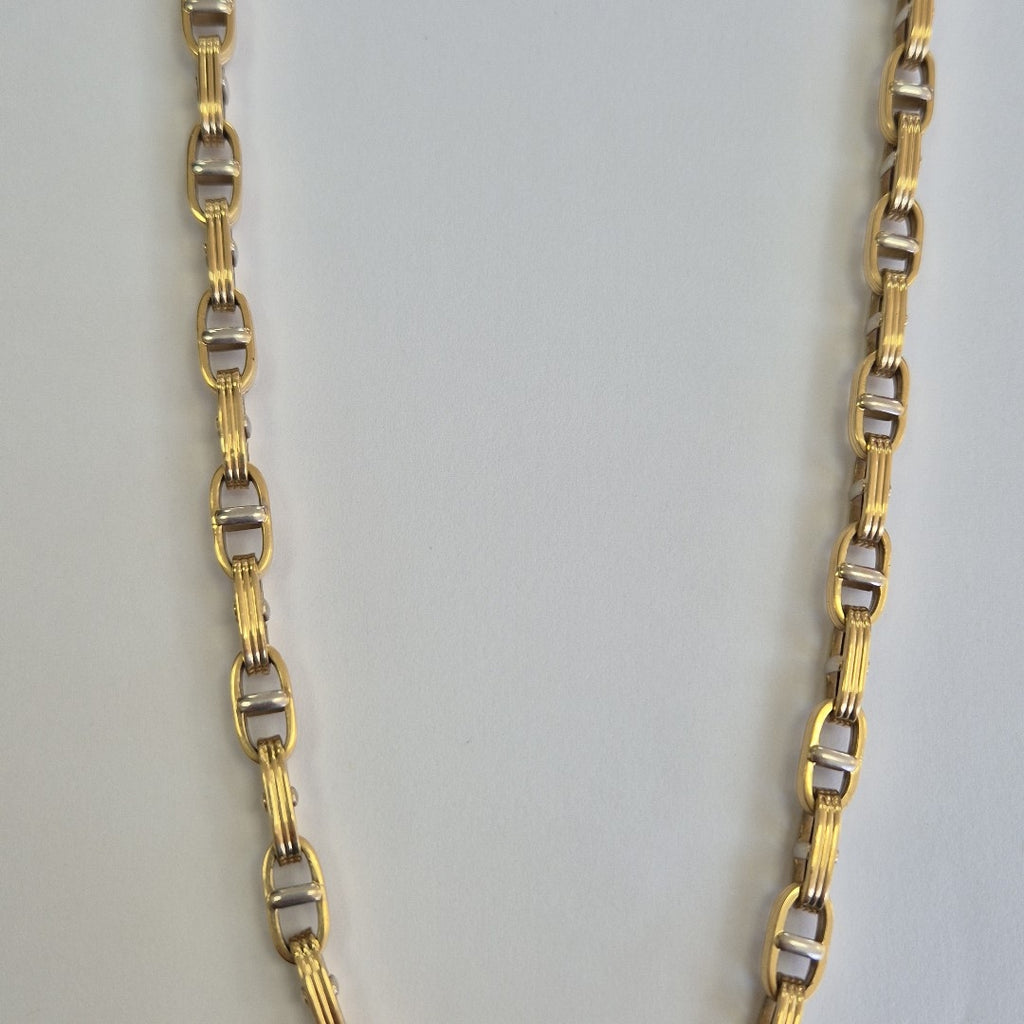 CADENA ORO COMBINADO 14 K 29.6 GRMS (SEMINUEVO)
