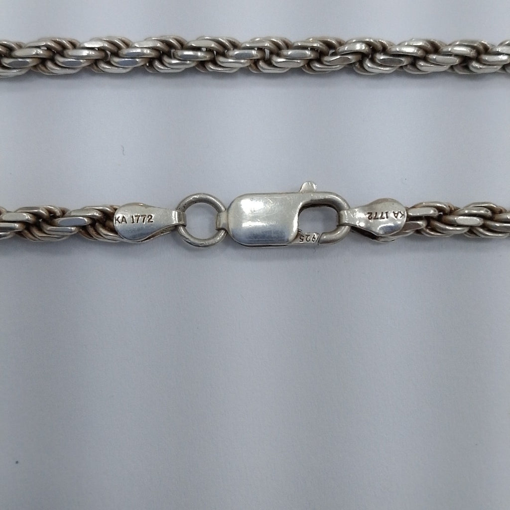 CADENA, CRUCIFIJO PLATA 38.7 GRMS (SEMINUEVO)
