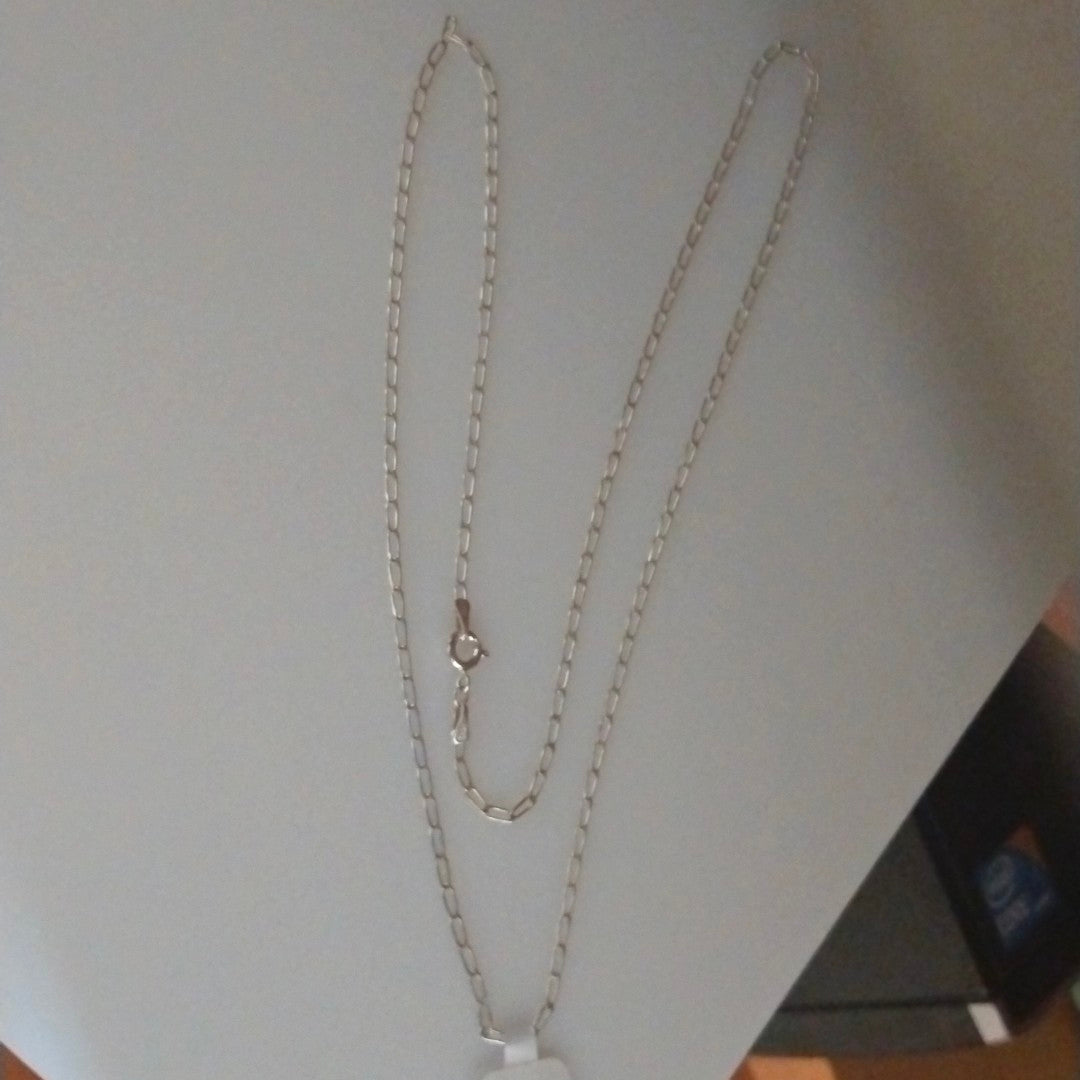 CADENA TEJIDO ESLABONES PLATA .925 60 CM 3.1 GR (NUEVO)