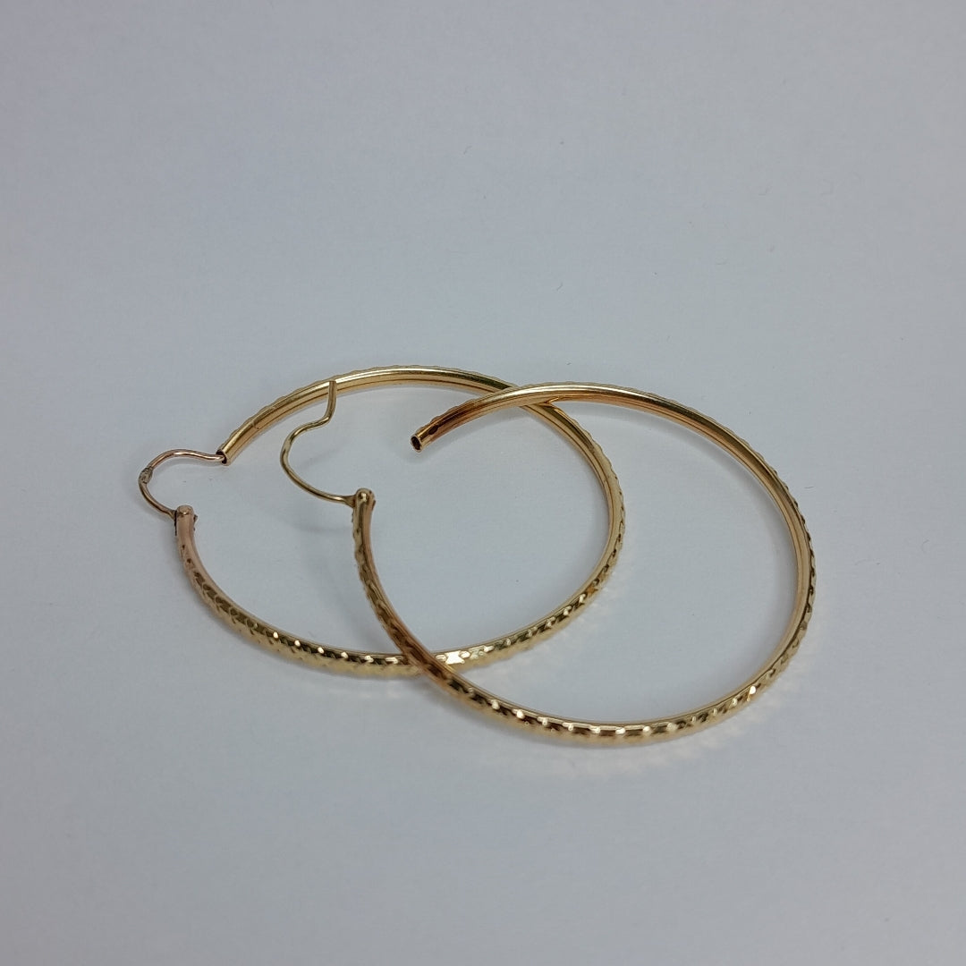 ARRACADAS PAR ORO 10 K 3.7 GRMS (SEMINUEVO)