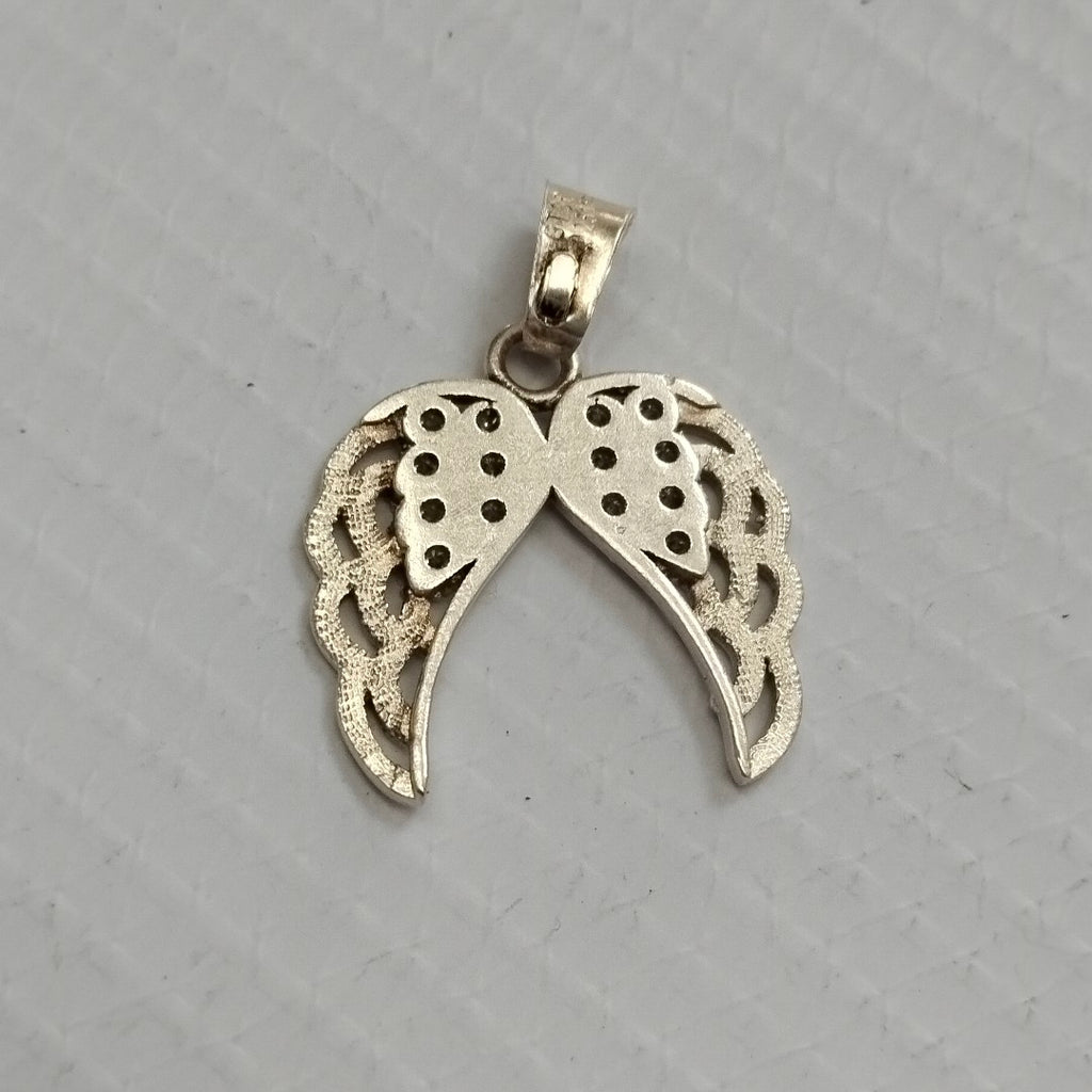 DIJE ALAS C/CIRCONIAS PLATA .925 2.2 GR (NUEVO)
