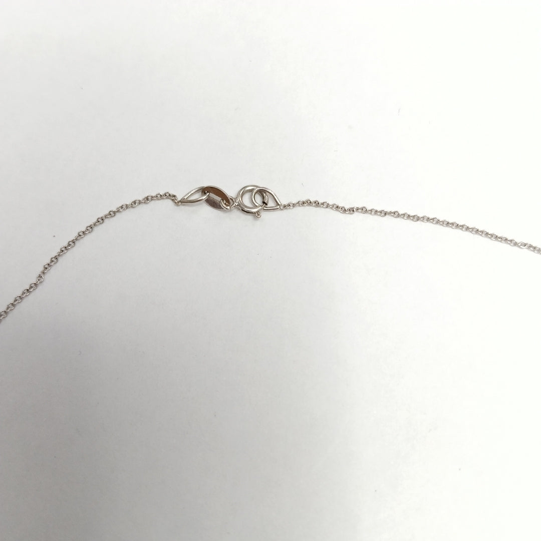 CADENA,DIJE ORO BLANCO 14 K 2,20 GRMS (SEMINUEVO)