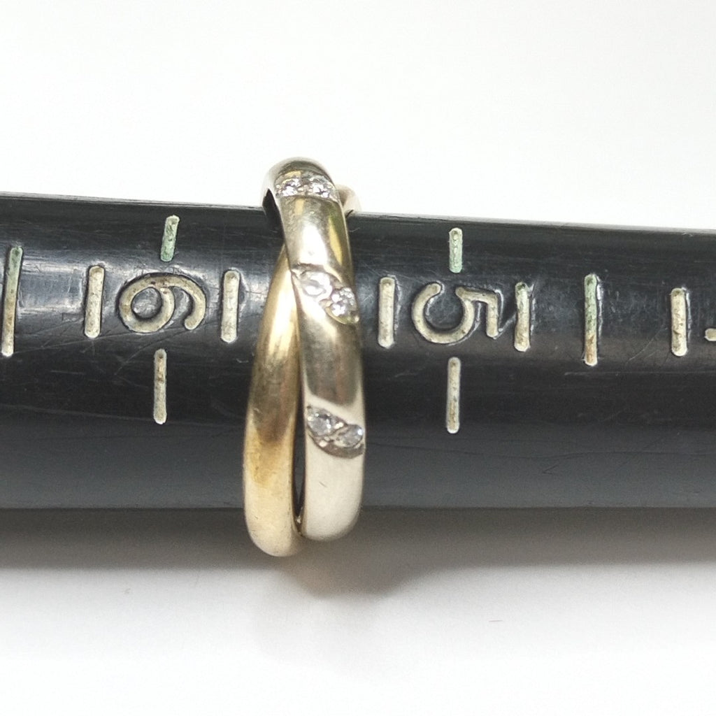 ARGOLLA ORO, ORO BLANCO 14 K 3.9 GRMS (SEMINUEVO)
