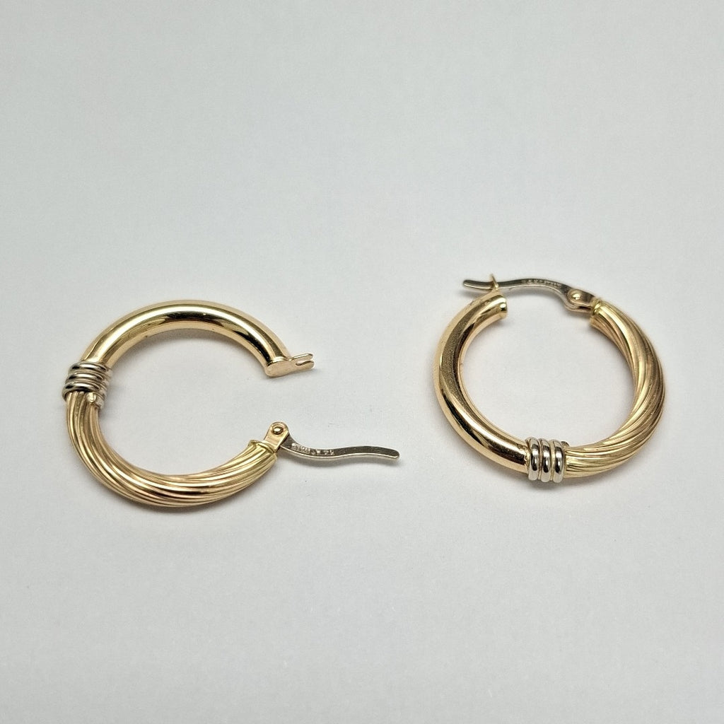 ARRACADAS PAR ORO 14 K 2,60 GRMS (SEMINUEVO)