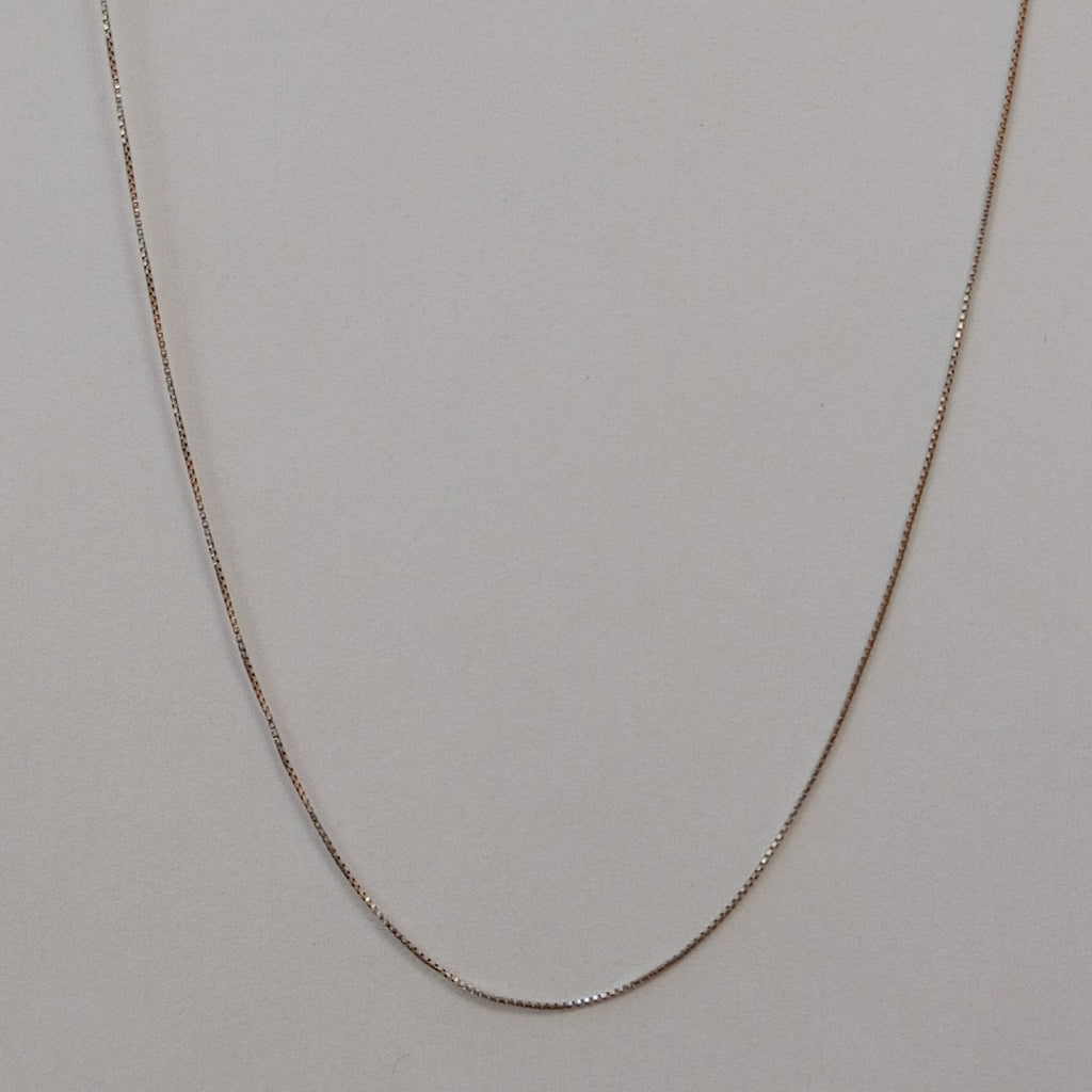 CADENA ORO, ORO BLANCO 14 K 0.8 GRMS (SEMINUEVO)