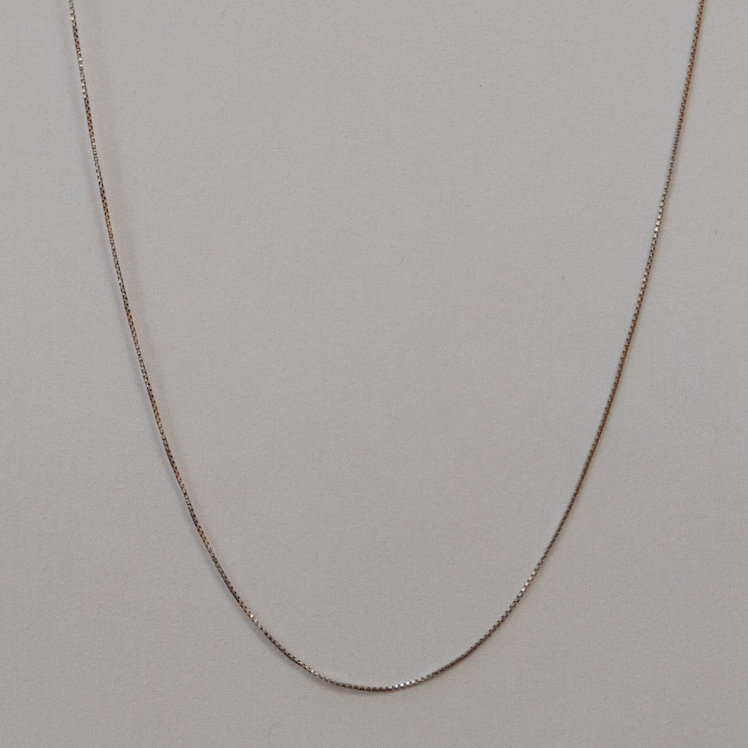 CADENA ORO, ORO BLANCO 14 K 0.8 GRMS (SEMINUEVO)