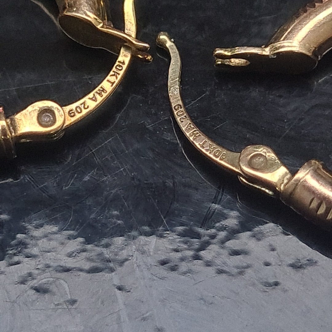 ARETES PAR ORO 10 K 2.7 GRMS (SEMINUEVO)