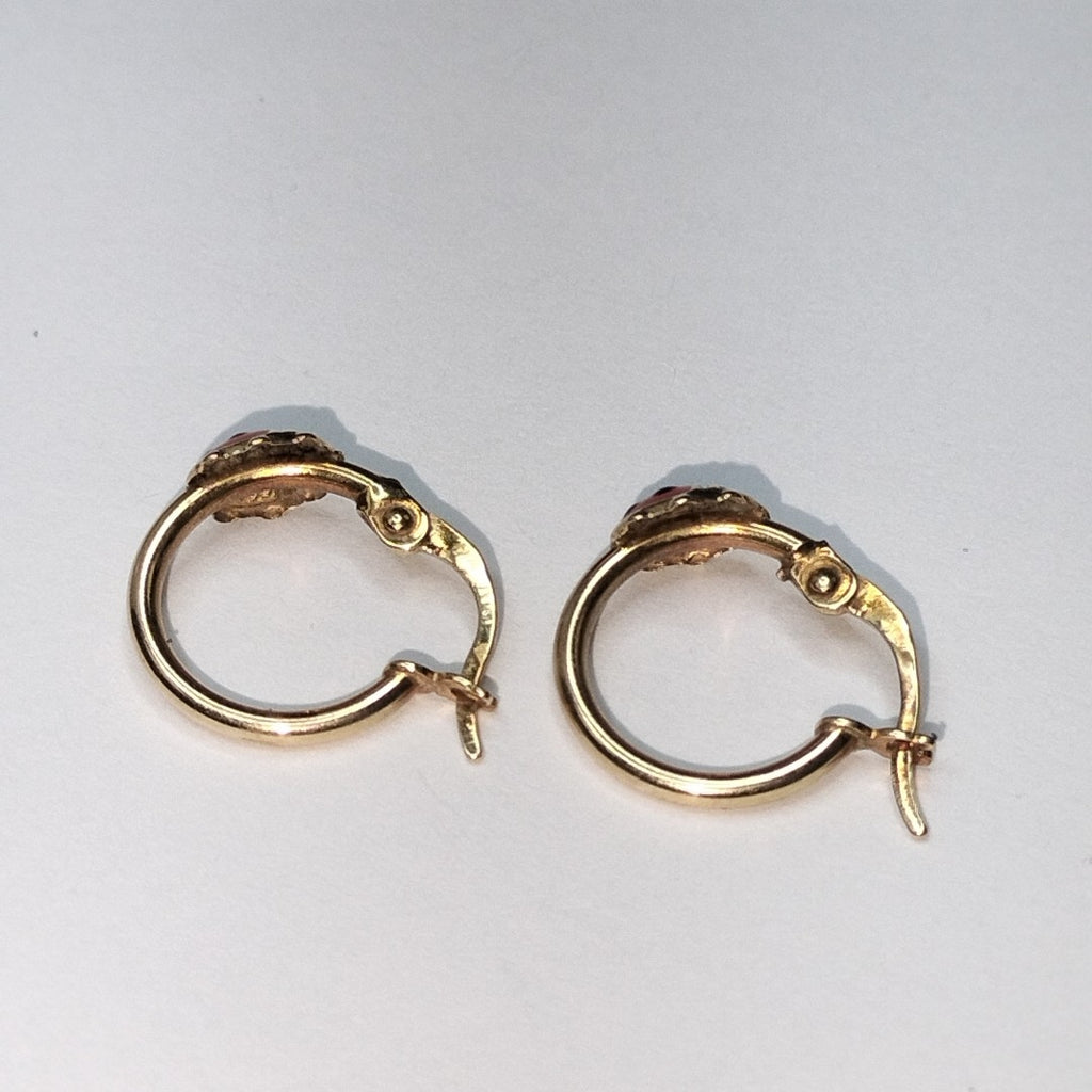 ARETES PAR ORO 14 K 1.3 GRMS (SEMINUEVO)