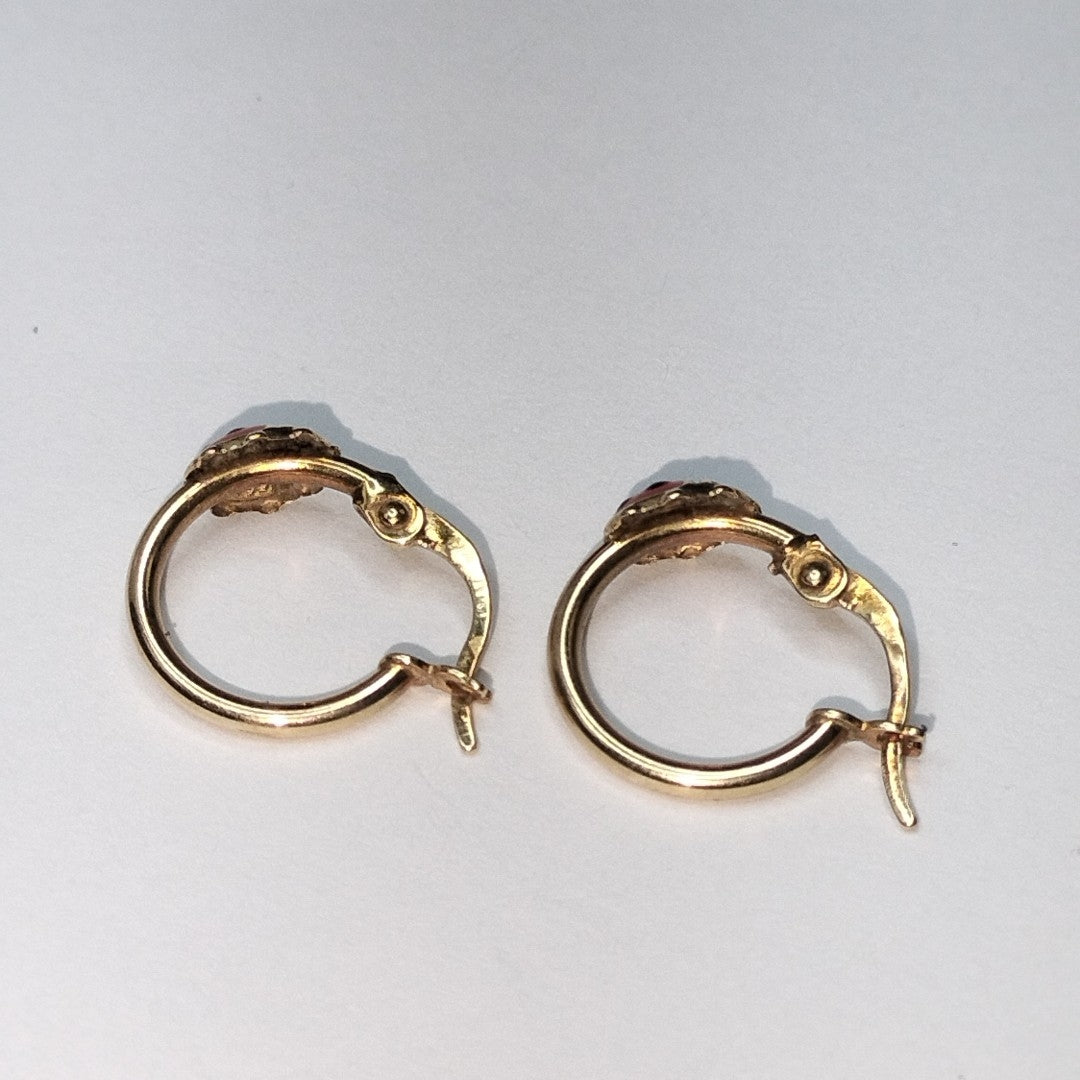 ARETES PAR ORO 14 K 1.3 GRMS (SEMINUEVO)