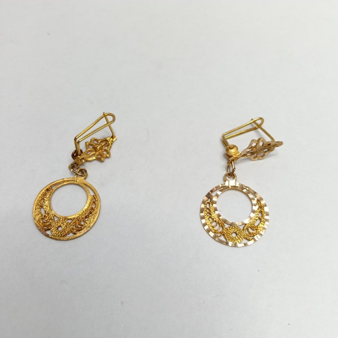 ARETES PAR ORO 8 K 2,40 GRMS (SEMINUEVO)