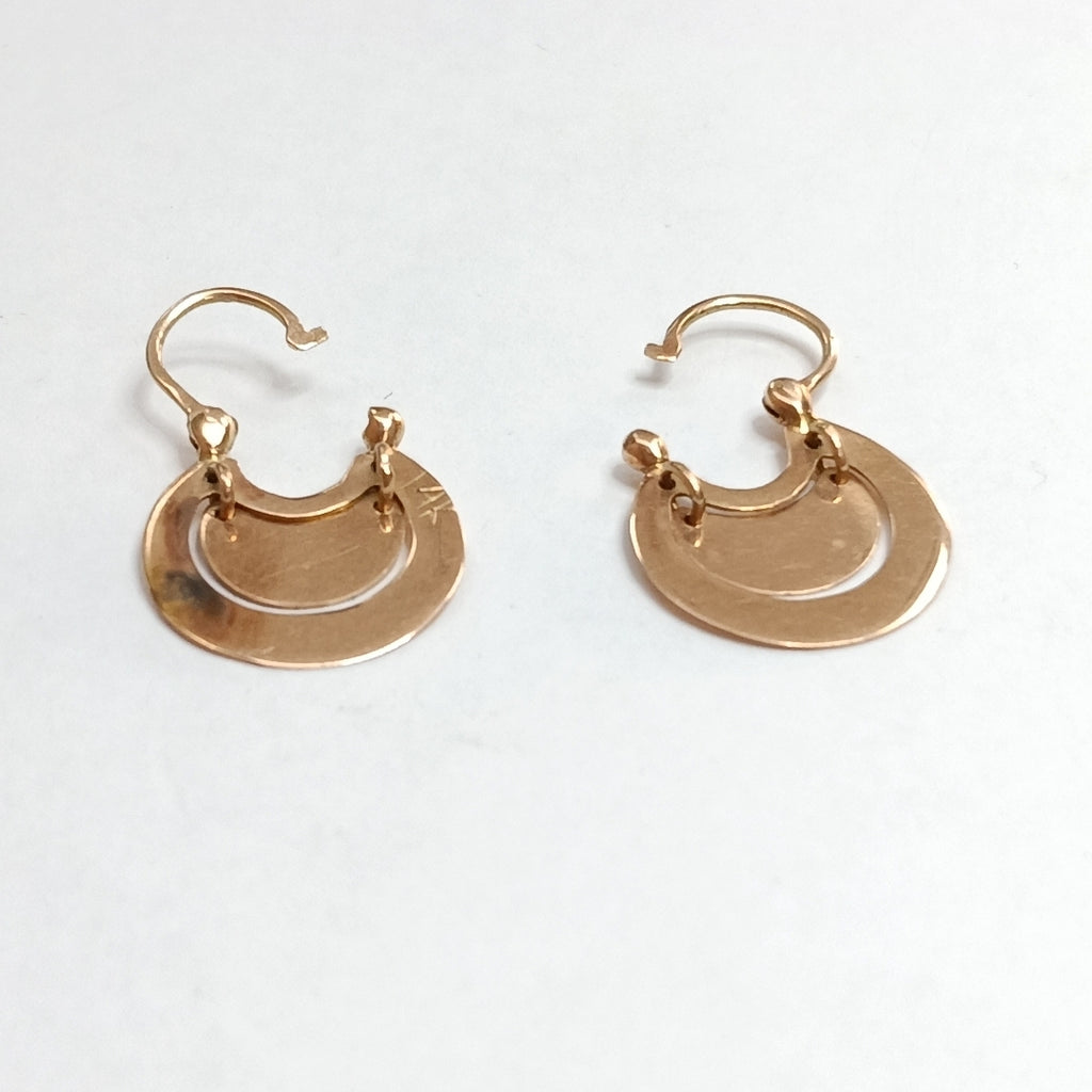 ARETES PAR ORO 10 K 2,10 GRMS (SEMINUEVO)