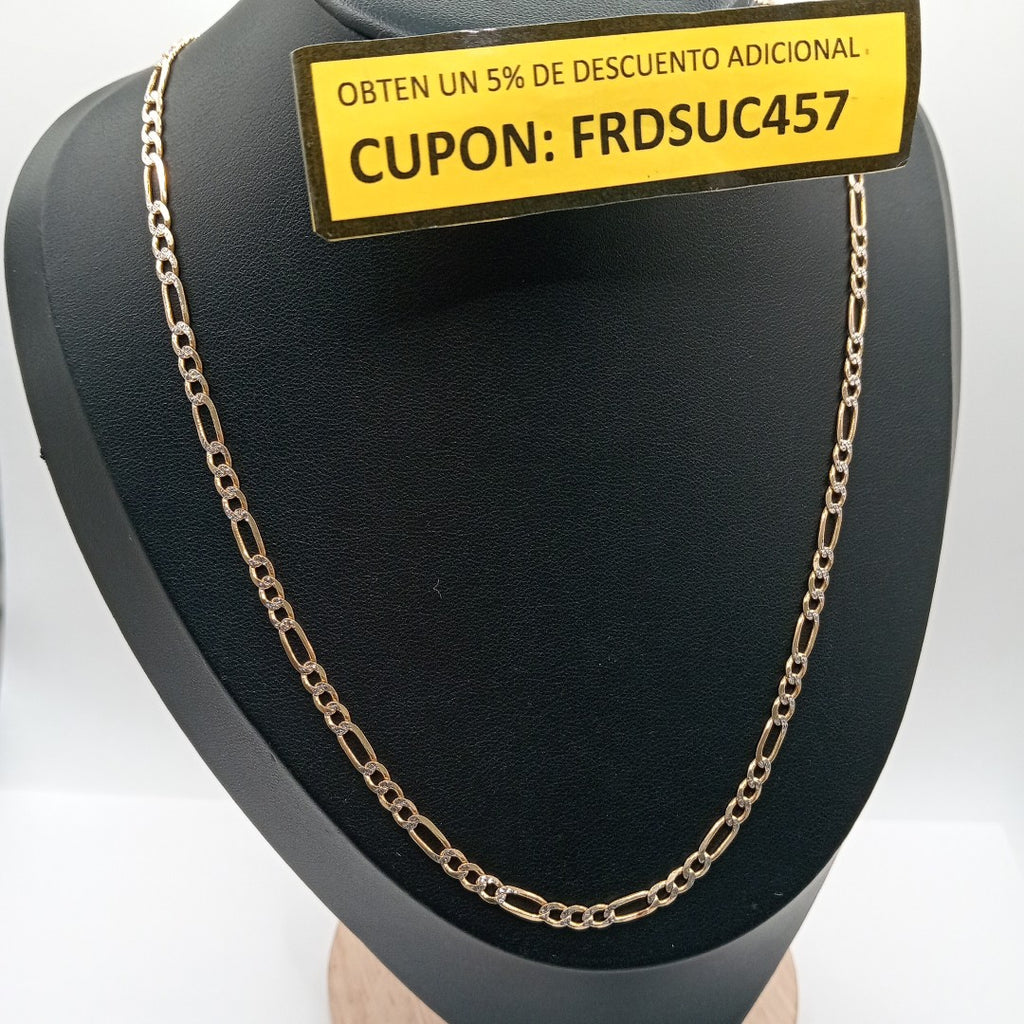 CADENA ORO,RODIADO 14 K 9,60 GRMS (SEMINUEVO)